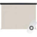 Keystone Fabrics 10x8 Regal Rechargeable Motorized Outdoor Sun Shade with Protective Valance Palm