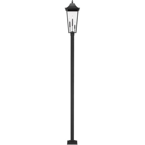 Z-Lite Gannon 3 Light 124" Tall Post Light Black