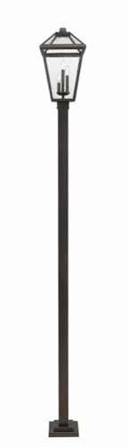 Z-Lite 3 Light Outdoor Post Mounted Fixture Bronze