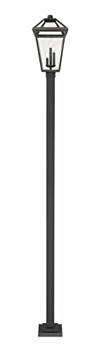 Z-Lite 3 Light Outdoor Post Mounted Fixture Bronze