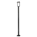 Z-Lite 1 Light Outdoor Post Mounted Fixture Black