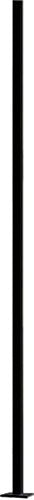 DABMAR LIGHTING 20' Galvanized Steel 4" x 4" Square Post Black