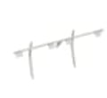 Weather Guard Van Shelf Mount Kit Ford Transit 130" WB LR White