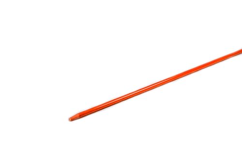 DISCOUNT SNOWSTAKES .COM 4ft Orange Driveway Markers - Flexible, Easy Install, Pointed Tip