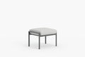 Winston Southern Cay Cushion Ottoman Weathered Teak/Idol Cloud