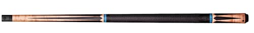 LUCASI LP30 Cue Coffee Wash-Stained Maple Birdseye 6-Point Black Points