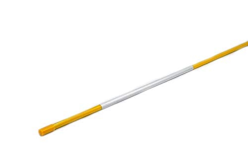 DISCOUNT SNOWSTAKES .COM 5ft Yellow Pro Snow Stakes with Hi-Viz Reflective Tape