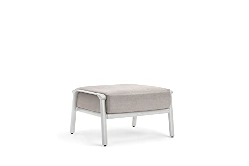 Winston Aspen 3 Piece Seating Set with Lounge Chair, Ottoman, Merge Side Table Coastal Mist