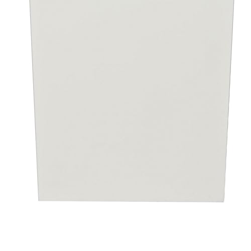 Benzara 32 Inch Tall Tapered Barrel Planter Vase with Hidden Insert White