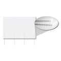 VictoryStore 250-Pack 24x36-Inch Blank Corrugated Plastic Yard Signs White