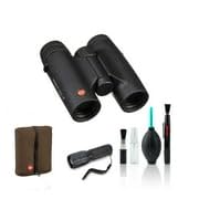 Leica 10x32 Trinovid HD Compact Binoculars Bundle with Cleaning Kit and Flashlight