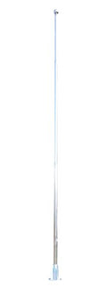 Vestil Stainless Steel Flag Pole 25' Silver