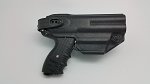 Piexon JPX 4 Shot Compact Pepper Spray Gun with Level 2 Belt Holster Black