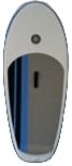 WELLGOODS Inflatable Hydrofoil Surfboard Non-Electric Red