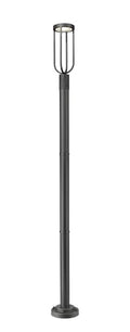 Z-Lite Leland 1-Light Outdoor Post LED 12 Watts Sand Black