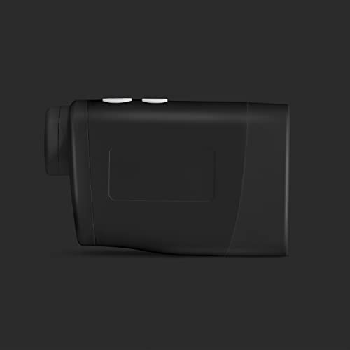 Pinned Golf Prism Slope Rangefinder | USB Rechargeable Distance Finder Black