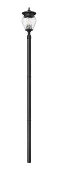 Z-Lite Davina 4 Light 120" Tall Post Light Black