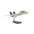 High Flying Models Grumman F-14A Tomcat VF-84 Jolly Rogers Mahogany Sculpture Multi