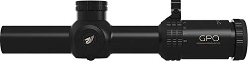 GPO German Precision Optics Spectra 8X Rifle Scope 1-8x24mm 30mm Tube SFP G4i Reticle Black