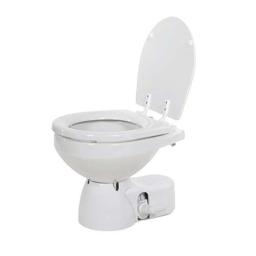 Jabsco Quiet Flush E2 Marine Toilet Fresh Water 12 Volt Compact