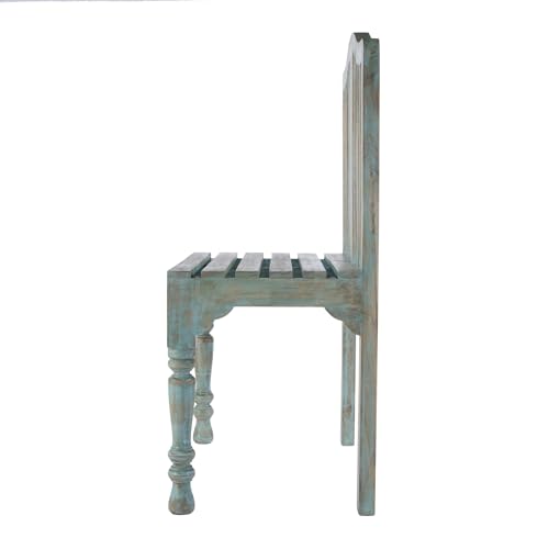 Butler Specialty Company Heritage Roseland Solid Wood Bench Blue