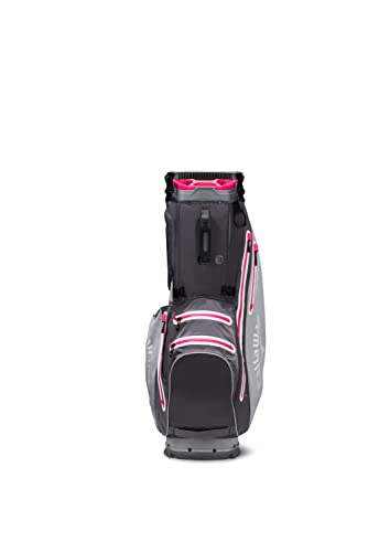 Callaway Golf Fairway 14 HD Waterproof Stand Bag (2022 Edition) Charcoal/Silver/Pink