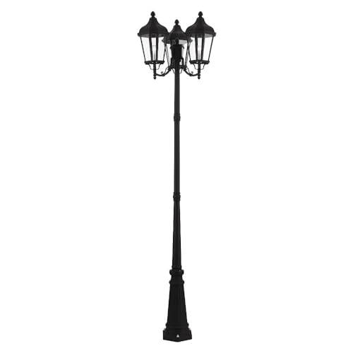 Livex 3 Light Outdoor Post Light Bronze