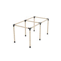 TOJAGRID Any Size Double Pergola Kit for 4x4 Wood Posts