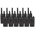 Motorola 12 Pack RMM2050 Two Way Radio Walkie Talkies Black