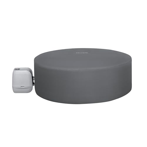Coleman SaluSpa Sicily AirJet Inflatable Hot Tub Gray Wicker Print