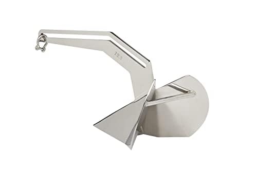 SEACHOICE Escape Plow Anchor 20 lbs Stainless Steel for Boats 28-33 Ft