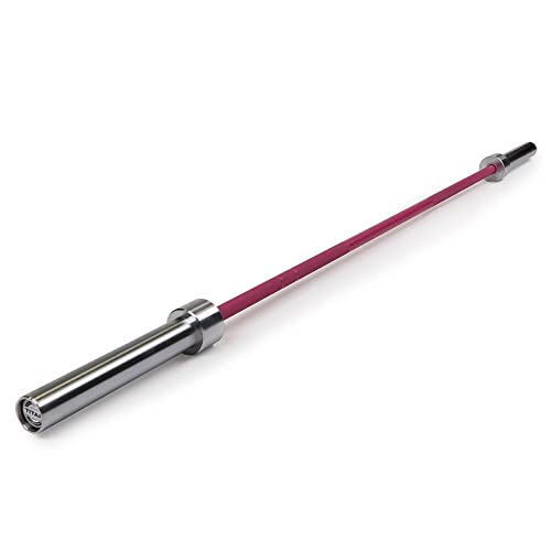 Titan Fitness Women's Pink Cerakote 15 KG 25MM Titan Series Barbell - USA Made, 1,500 LB Capacity