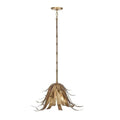 Eurofase Kagra 3-Light Pendant Modern Style 14.5" Tall 24" Wide Brass Finish