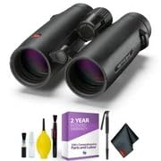 Leica 10x42 Noctivid Binocular Black with Cleaning Kit Bundle