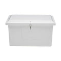TaylorMade Stow 'N Go Small Fiberglass Deep Dock Box White 27"H x 46"W x 26"D