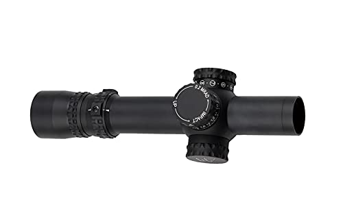 Nightforce NX8 1-8x24 F1 Scope with Zerostop, PTL, 30mm Tube, 5 MOA, FC-MOA Reticle Red