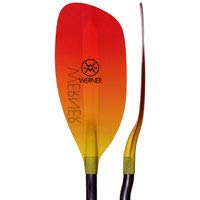 Werner Paddles Surge Fiberglass Bent Shaft Kayak Paddle Gradient Blaze