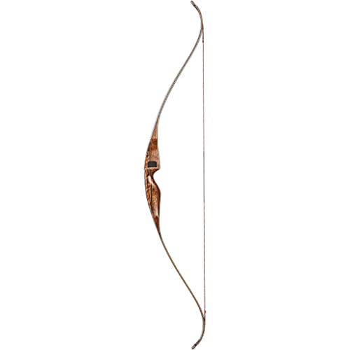 Bear Archery Fred Super Grizzly Recurve Bow 35 lbs RH Black Maple-Red Stripe