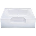 Kinro Composites W4054-SPK Outside Garden Tub White 40X54