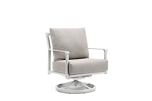 Winston Aspen Cushion Outdoor Swivel Rocker Lounge Chair Beige