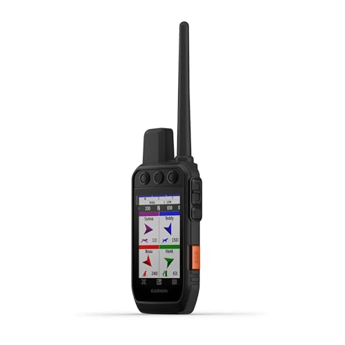 Garmin Alpha 300i Handheld Dog Tracking & Training System Bundle with 2X TT25 Collars Black