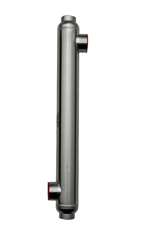 Badgerpipe 600k BTU Stainless Steel Heat Exchanger for Pools/Spas