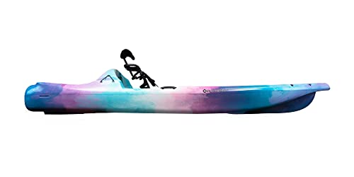 Perception Kayaks Hangtime 11 Recreational Kayak - Reclining Seat - Rear Lounging Seat - 11 ft - Funkadelic