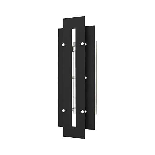 Livex Satin Brass Outdoor Wall Lantern