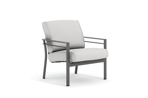 Winston Southern Cay Cushion Lounge Chair Weathered Teak/Idol Cloud