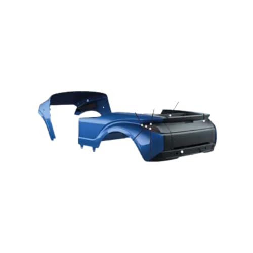 Sourcefy Storm Body Kit Black Fits EZGO - Model TXT - Model Year 1994 up - Includes LUX RGB Light Kit