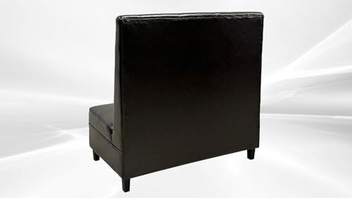 Elite Kitchen Supply Commercial Button Style Booth Black