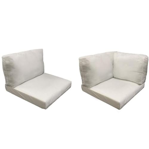 Pemberly Row Modern Luxurious Fabric Cushion Set