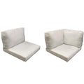 Pemberly Row Modern Luxurious Fabric Cushion Set