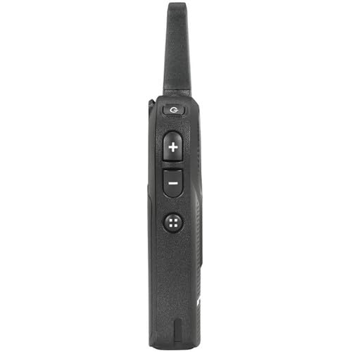 Motorola Solutions DLR1020 Two-Way Digital Business Radio + HKLN4606 Remote Speaker Mic 4-Pack Black